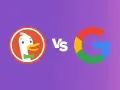 DuckDuckGo vs Google: porównanie dwóch wyszukiwarek. Kaczka w muszce kontra kolorowe G.