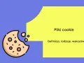 Czy pliki cookies są niebezpieczne? Grafika przedstawia ugryzionego ciasteczko i tekst: "Pliki cookie. Definicja, rodzaje, wskazówki".
