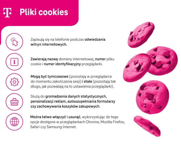Pliki cookies pomagają w personalizacji reklam i zachowaniu koszyków zakupowych. Dowiedz się, jak włączyć pliki cookie w przeglądarkach.