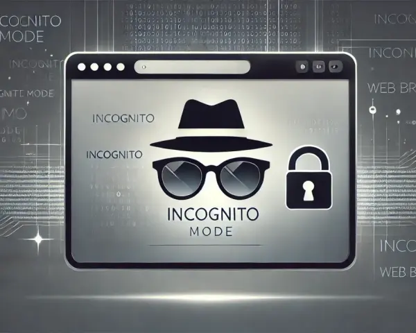 Ikona szpiega w okularach i kapeluszu symbolizuje tryb incognito w przeglądarkach internetowych.