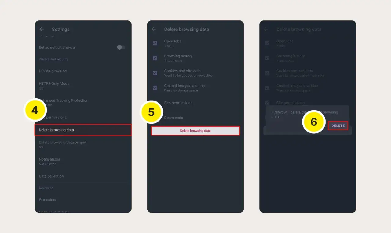 Jak usunąć pliki cookies na telefonie: wybierz