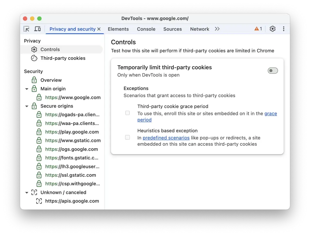 Ustawienia prywatności w Chrome: safesearch co to? Kontrola ciasteczek stron trzecich i wyjątki.