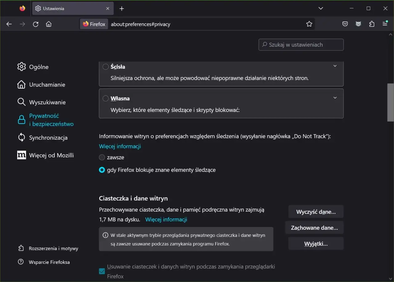 Ustawienia prywatności Firefoksa. Dowiedz się, jak wyczyścić pliki cookies Firefox, aby chronić swoją prywatność.